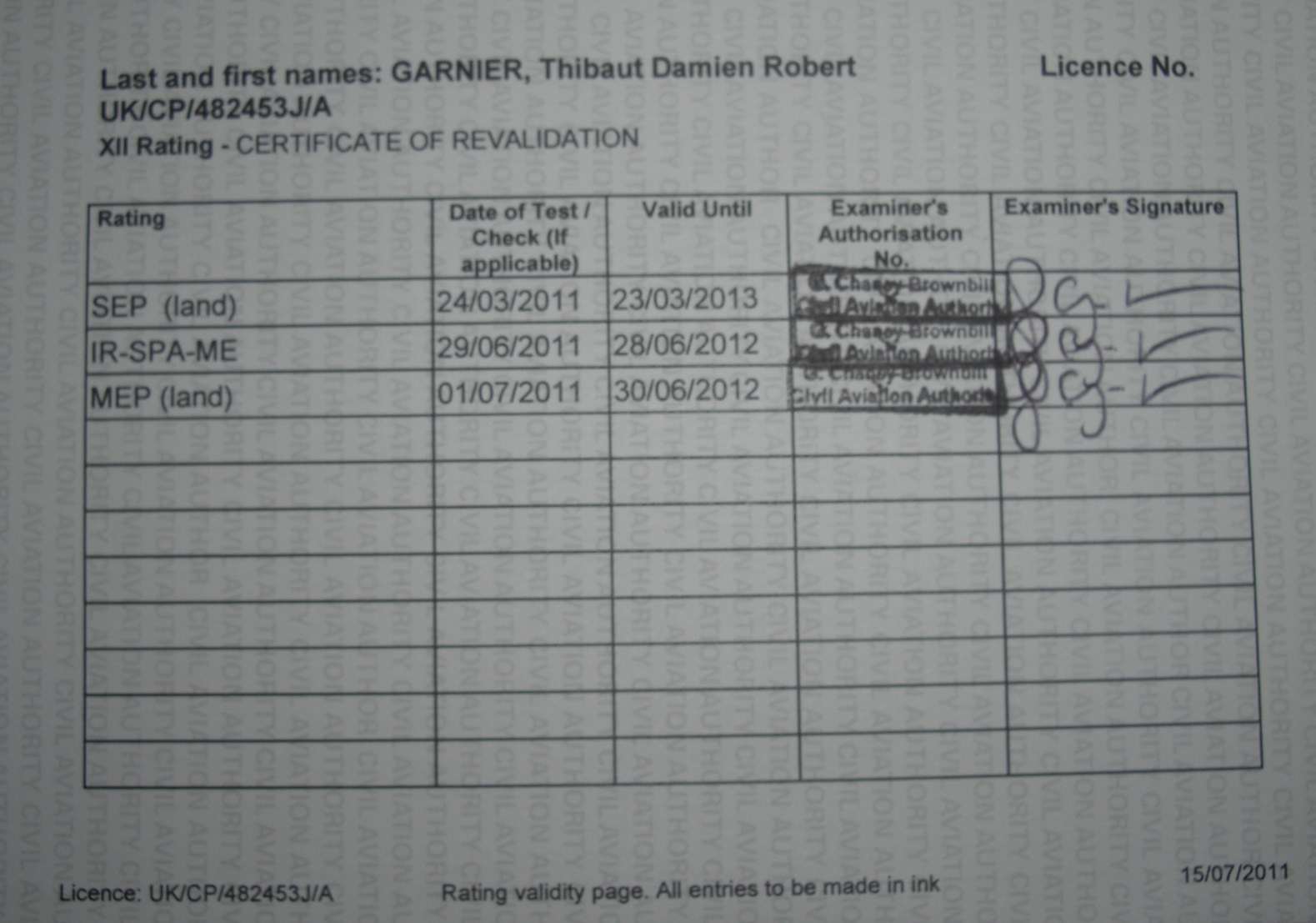 Qualification IR Multimoteur